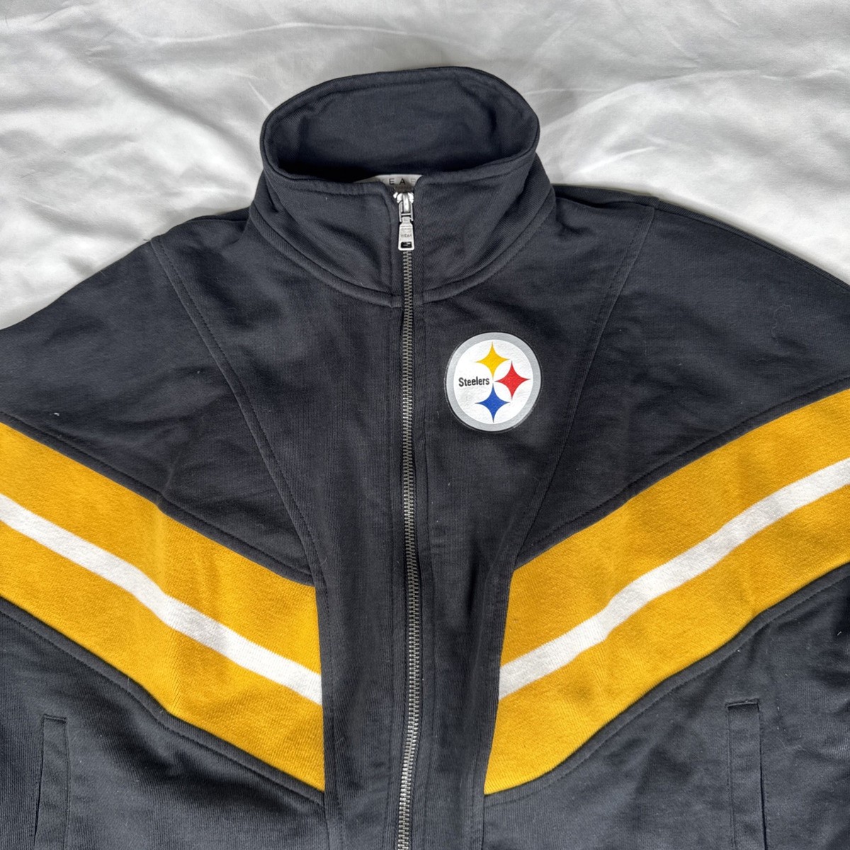 Pittsburgh Steelers NFL Wear By Erin Andrews Full Zip Jacket Women
