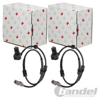 2X NK ABS-SENSOREN Hinten Passend FÜR CitroËN Xsara Links+Rechts | 293724