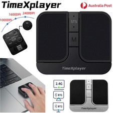 TIMEXPLAYER Mini Mouse Wireless Mice Bluetooth Optical Ergonomic 2.4G Laptop PC