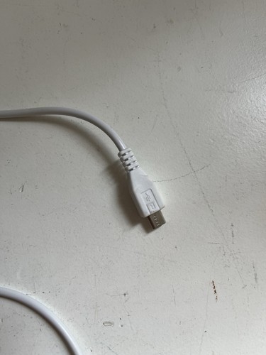 Micro USB-B To USB Charging Cable Cord 1ft White - Picture 5 of 8