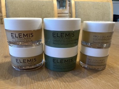 ELEMIS Pro Collagen Cleansing Balm FOUR .07 oz, TWO .3 oz all brand new travel