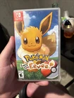 Pokémon Lets Go Eevee (Nintendo Switch) CIB Complete, Tested & Working