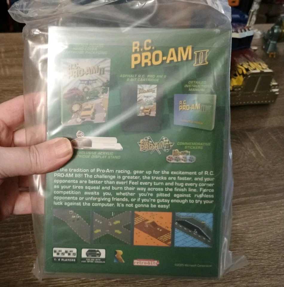 R.C. Pro Am 2 Nintendo NES Collectors Edition 2025 Sealed New Limited Run Games  - Image 3 of 3