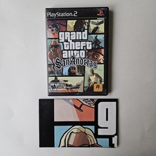 Grand Theft Auto San Andreas PlayStation 2 2004 Case And Map Only