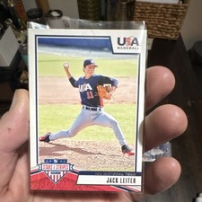 2019 Panini USA Baseball Stars & Stripes - Jack Leiter #39 (RC)