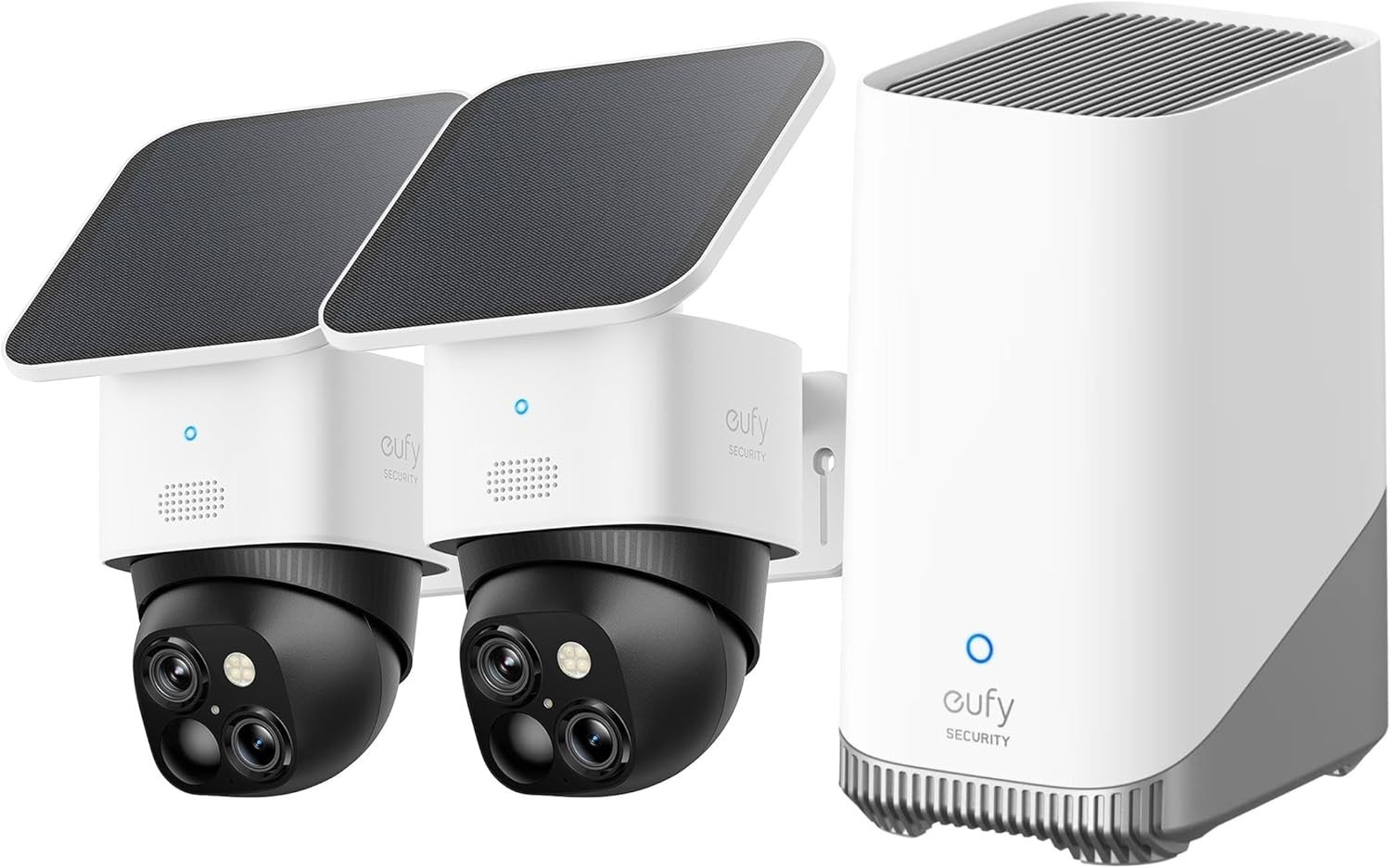 eufy Security SoloCam S340 2-Cam Kit (HomeBase S380) Solar Powered Outdoor