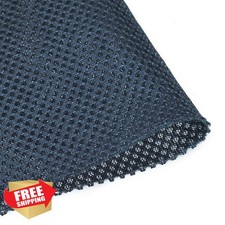 uxcell Navy Blue Speaker Grill Cloth Stereo Fabric 100x160cm