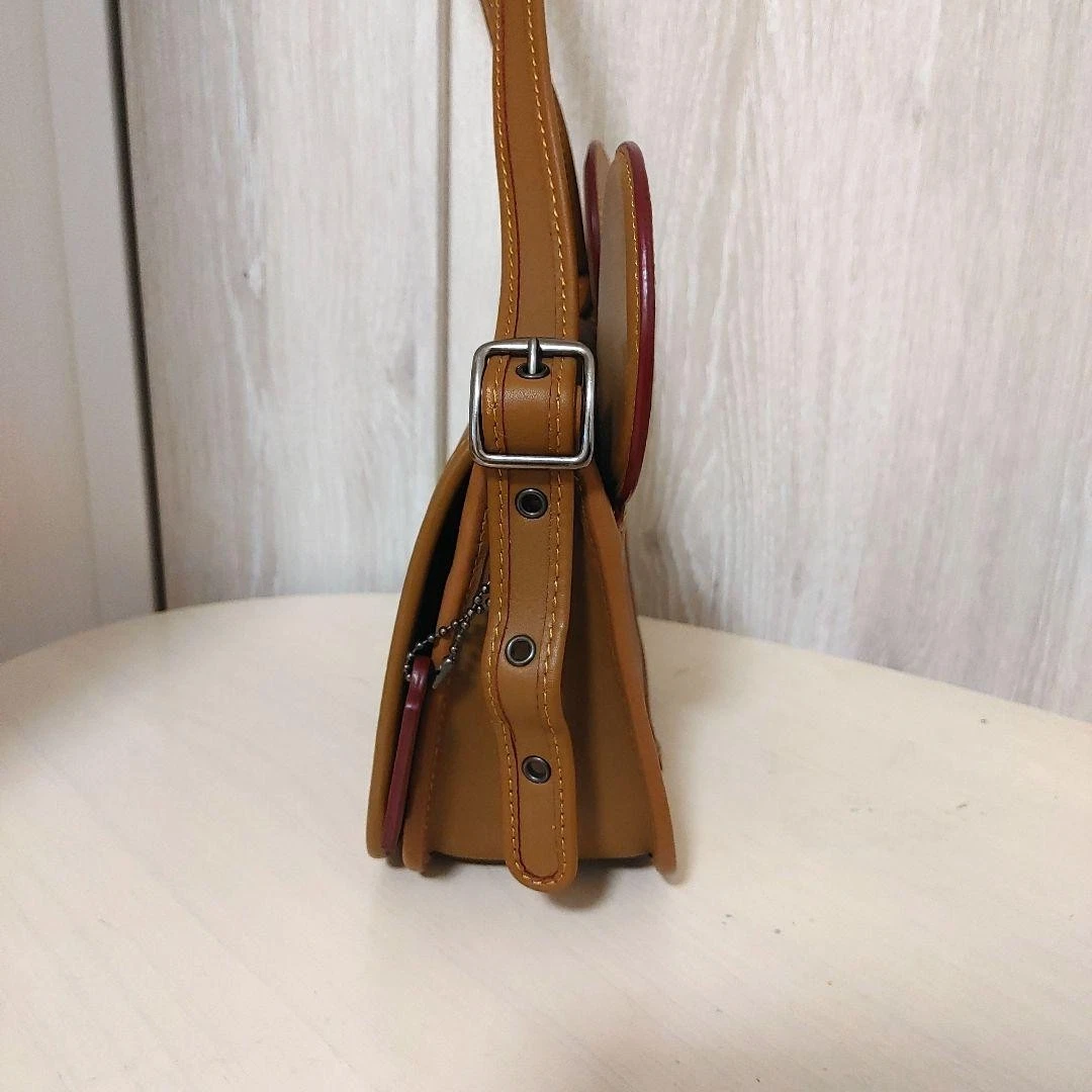 Borsa a tracolla Coach Disney Topolino in pelle marrone 65901c