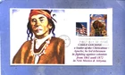 CHIEF COCHISE Chief Apache Tribe, Arizona, New Mexico Flag First Day PM