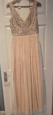Lace And Beads Mulan Pearl Maxi Dress John Lewis Size 12 Color Nude