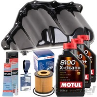 Bosch ÖLfilter+ÖLwanne+Motul 5W30 ÖL Passend FüR Smart 450 451 452 0.6+0.7+0.8
