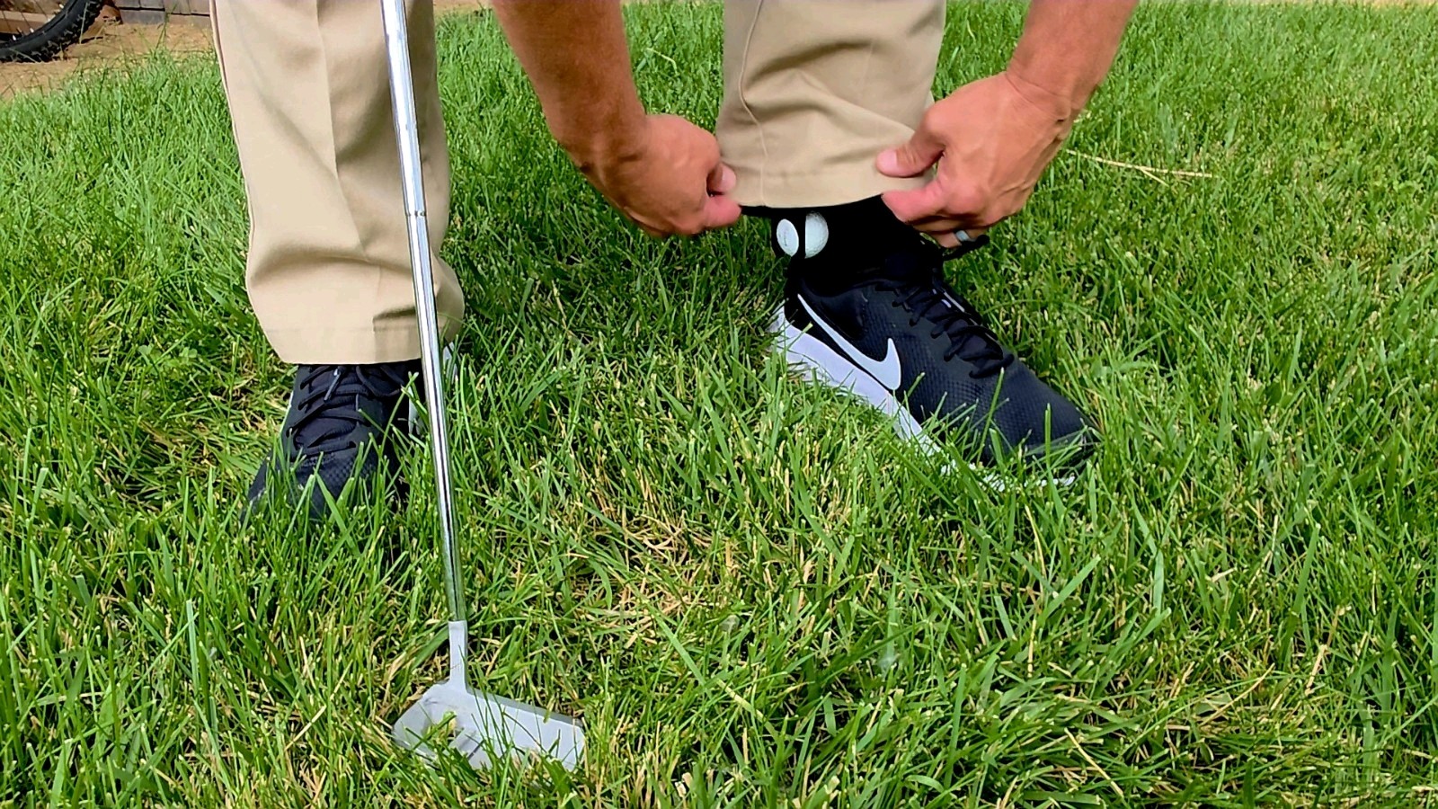 Ball Ankle Holder For Cheating At Golf Great Gag Prank Gift!