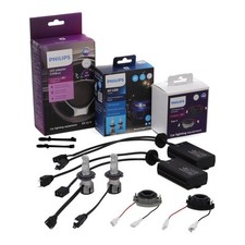 2x PHILIPS Ultinon Pro6000 HL Boost H7 LED + Adapter für VW GOLF 5 / PLUS