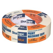 Shurtape 102803 Painter's Tape, Natural, 36 Mm W, 55 M L, 5.6 Mil Thick, Cp 066