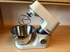 Kenwood KVC5100C Chef Elite Mary Berry Mixer (Cream) & Food Processor Attachment