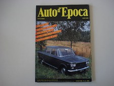 AUTO D'EPOCA 11/1991 FIAT ABARTH OT 1300/1300 1500/LANCIA LAMBDA/FIVA RALLY