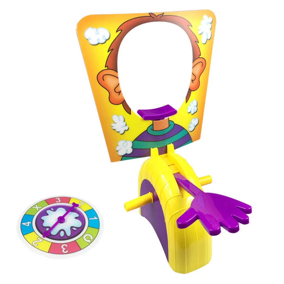 Pie Face Game Party Fun Cake Cream Game Pie in the Face Family Party Fun Game - Image 2 of 4