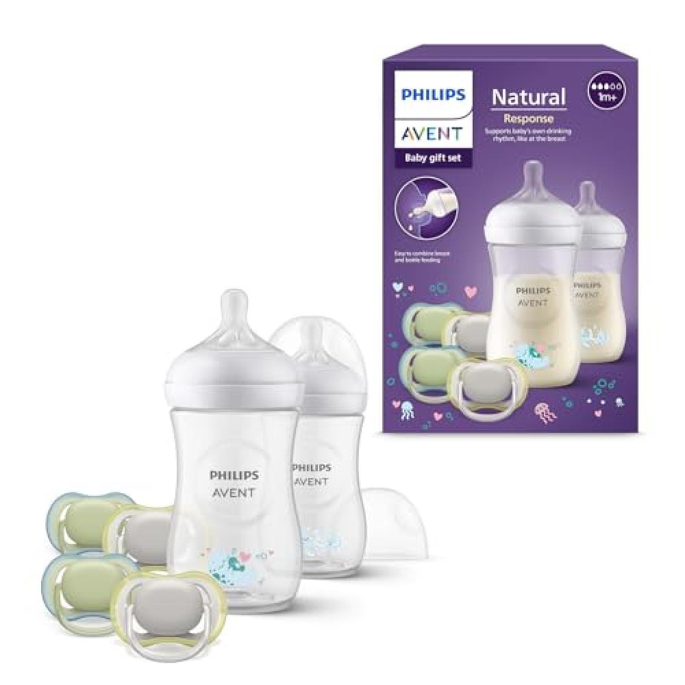 Philips Avent Natural Response set regalo per bambini: 2 biberon Natural Respons