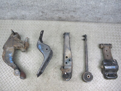 1990 NISSAN Z32 300ZX 2+0 NA SET OF 5 FRONT RIGHT SUSPENSION CONTROL ARM OEM