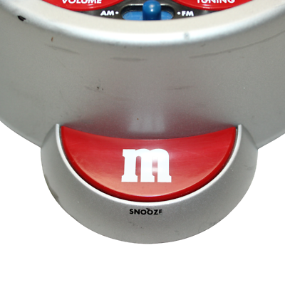希少USA⭐️M&M's日本で繋がるAM/FMラジオ&アラームクロック時計 M&Ms Vintage Collectible AM/FM Digital Alarm Clock Radio Snooze