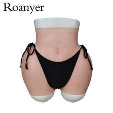 Roanyer Silicone Buttocks Underwear Hip Enhancer Pants Crossdresser False Hip