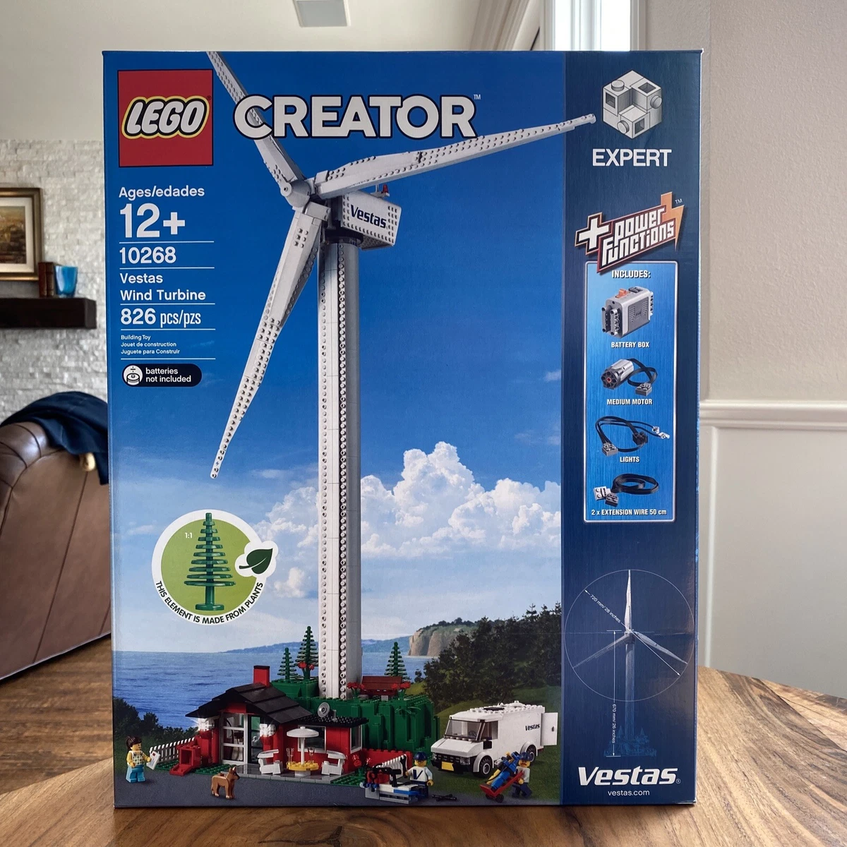 assistent Hop ind alien LEGO Creator Expert Vestas Wind Turbine 10268 Retired NEW! minor shelf wear  | eBay