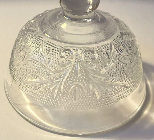 Tiara Indiana Clear Sandwich Glass Sherbet ~ Footed Dessert Bowl - Picture 9 of 9