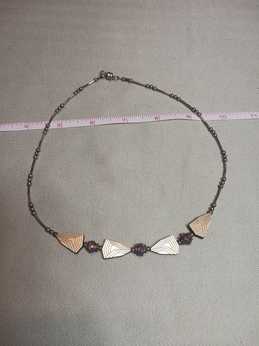 Necklace Magnetic Closure 18 In Collar Style  Light Weight - Picture 1 of 9