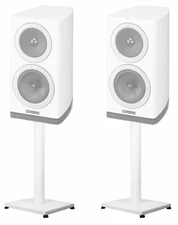 2 White 29” Steel Stands For Wharfedale Diamond 225 Bookshelf Speakers