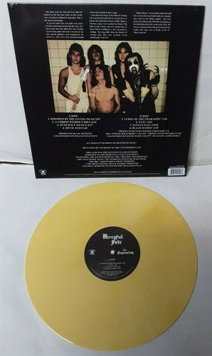 Mercyful Fate The Beginning Opaque Flame Yellow Vinyl Record new 2020 reissue - Picture 2 of 2