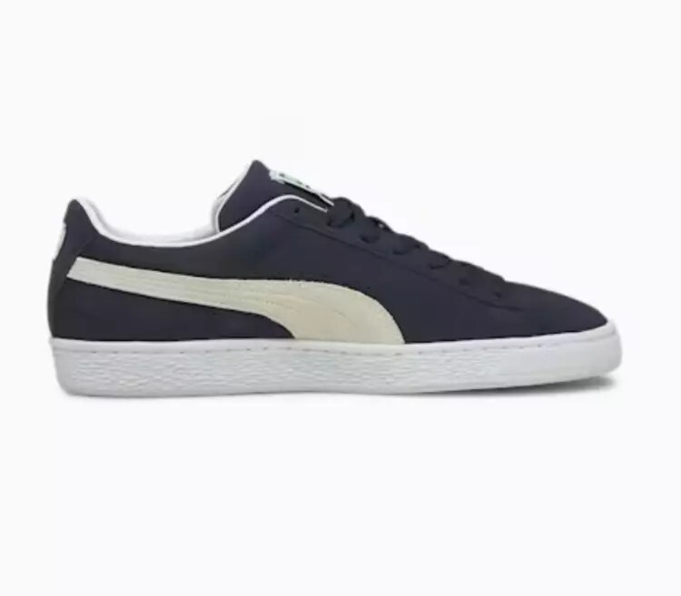 [374915-04] Мужская замша Puma Classic XXI синего цвета * НОВИНКА*
