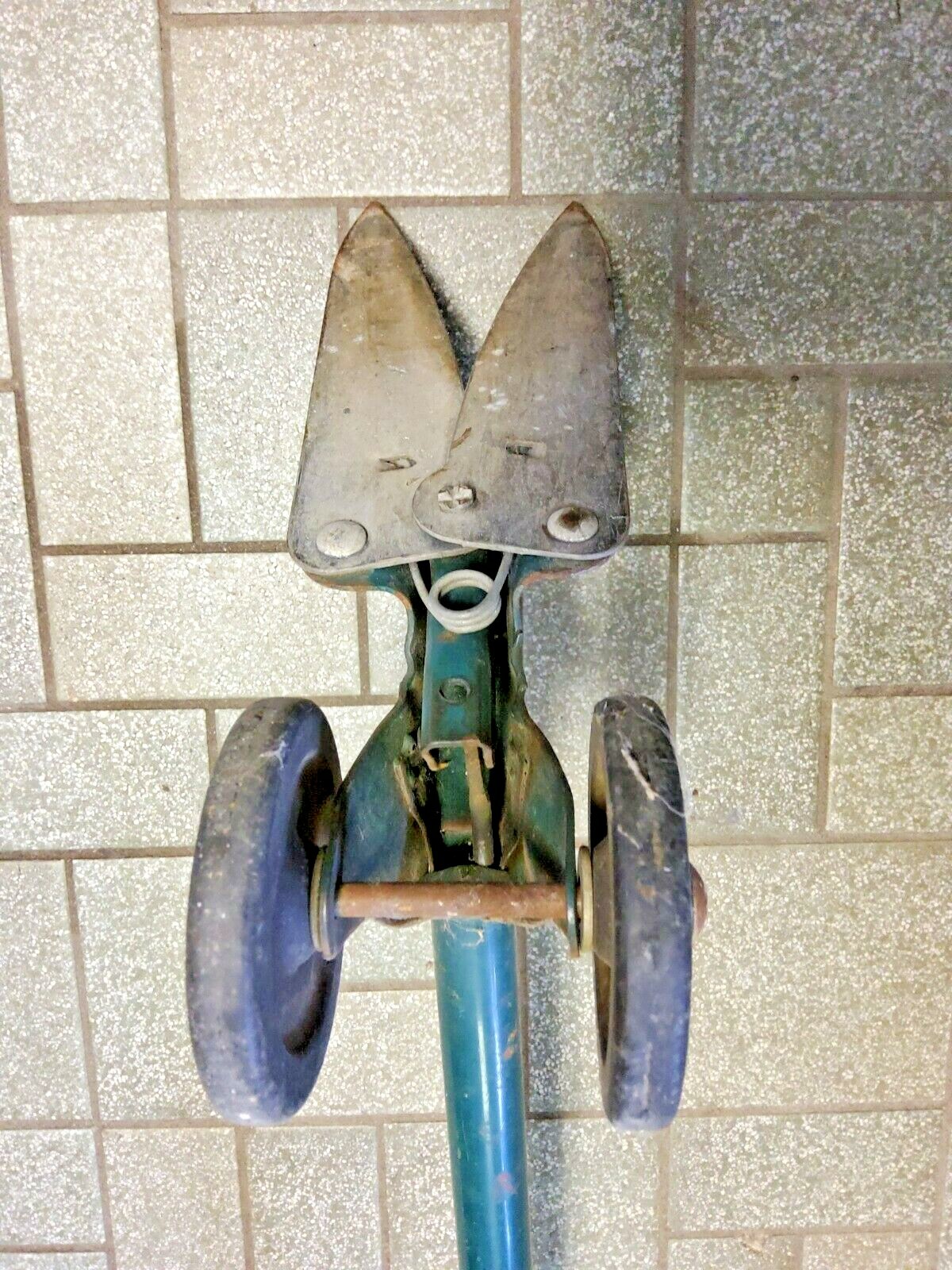 Vintage DooKlip Grass Edger Trimmer Cutter With Handle Wheels Garden Tool eBay