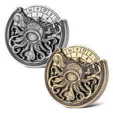 Unique Octopus Metal DND Dice Roulette Spinner for Dungeons and Dragons RPG D&D