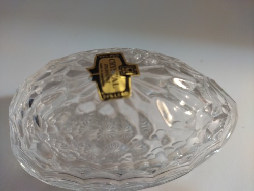 Glass Egg in Box Style #325122 24% Full Lead Crystal by Forever Crystal - Picture 3 of 6