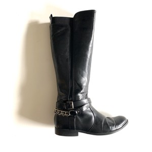 silver riding boots