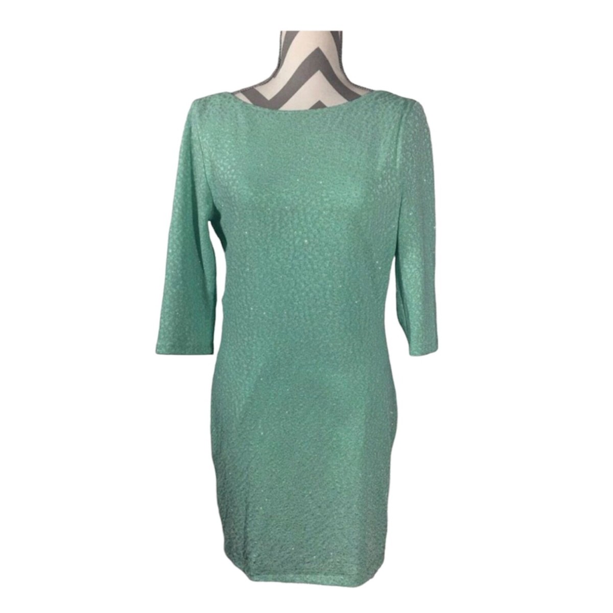 green sequin dress windsor size L windsor green mini dress
