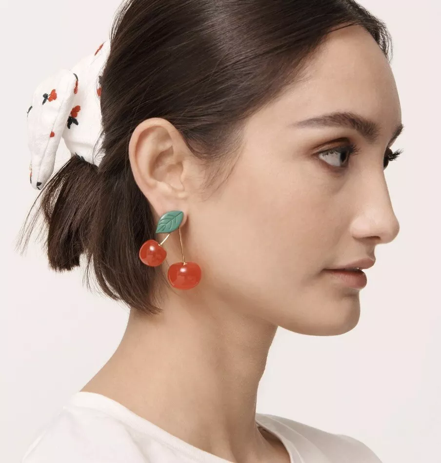 LELE SADOUGHI Juicy Cherries Earrings Valentine s Day Sale eBay