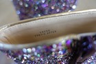 Crewcuts JCrew Girls Glitter Tiny Heel Boots Size 5 EUC Made in Italy! — photo 3