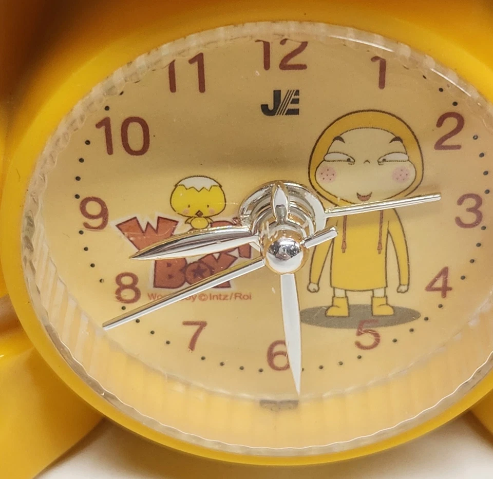 Vintage WoobiBoy Cartoon Talking Alarm Clock Korean Woobi Boy Anime RARE Tested - Image 4 of 4