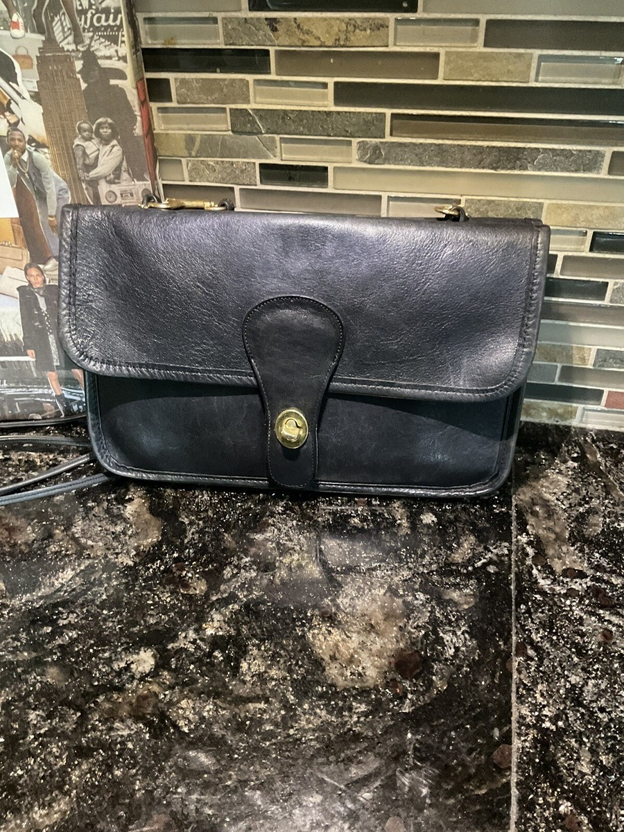 バッグ OLD COACH Business bag Double turn lock Vintage COACH Double Turnlock Twin Clutch Pre Creed 9380