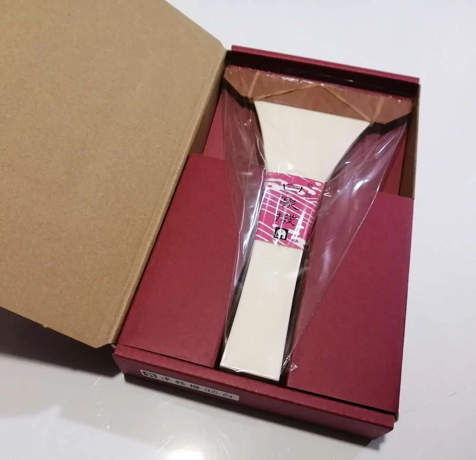 Japanese Shamisen Bachi Pick plectrum Tsuge Box HAKUZOUSIRUSHI White elephant JP - Image 3 of 4