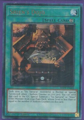 Yugioh Shien's Dojo Ultimate Rare RA04