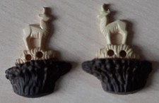 2 Reversknöpfe Hornknöpfe