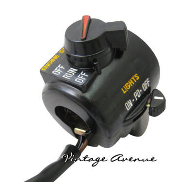 TW231) KAWASAKI S1 S2 S3 KH250 KH400 RIGHT HANDLE KILL LIGHT