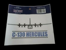 US MILITAR FUERZA AÉREA C-130 HERCULES AVIÓN VENTANA CALCOMANÍA PARACHOQUES PEGATINA