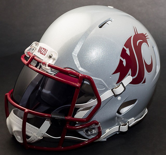 *CUSTOM* WASHINGTON STATE COUGARS NCAA Riddell SPEED Replica Football Helmet eBay