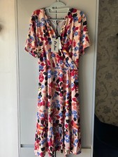 Du Jour Crossover Top Floral Dress BNWT Size 22