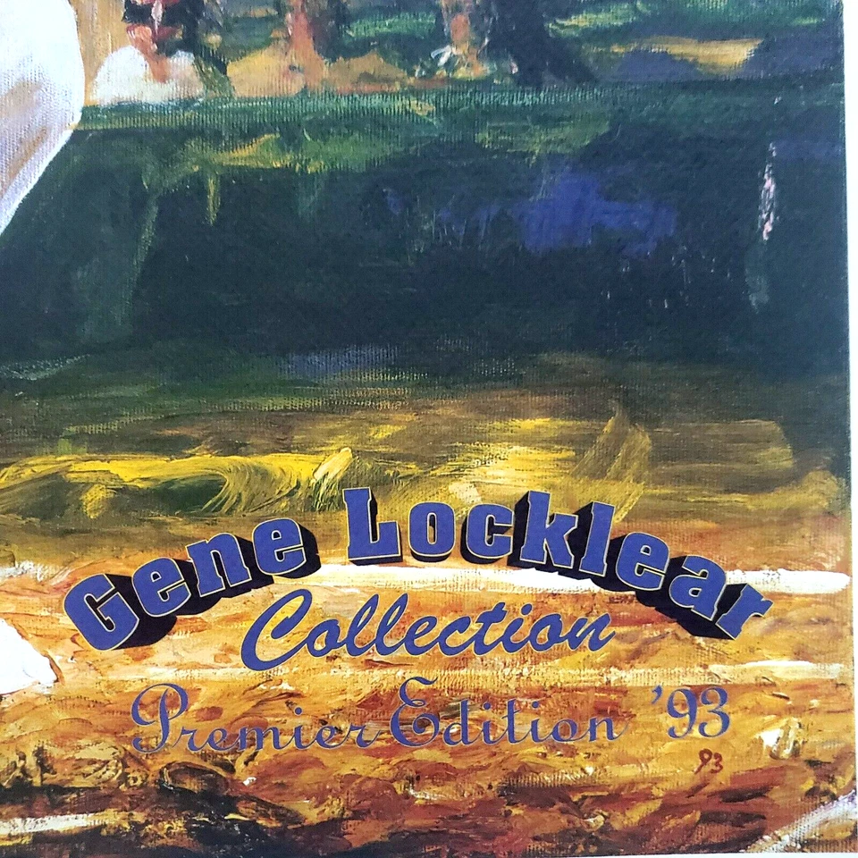 Póster publicitario Ted Williams Card Co. Gene Locklear Collection 1993 Foto 2 de 4