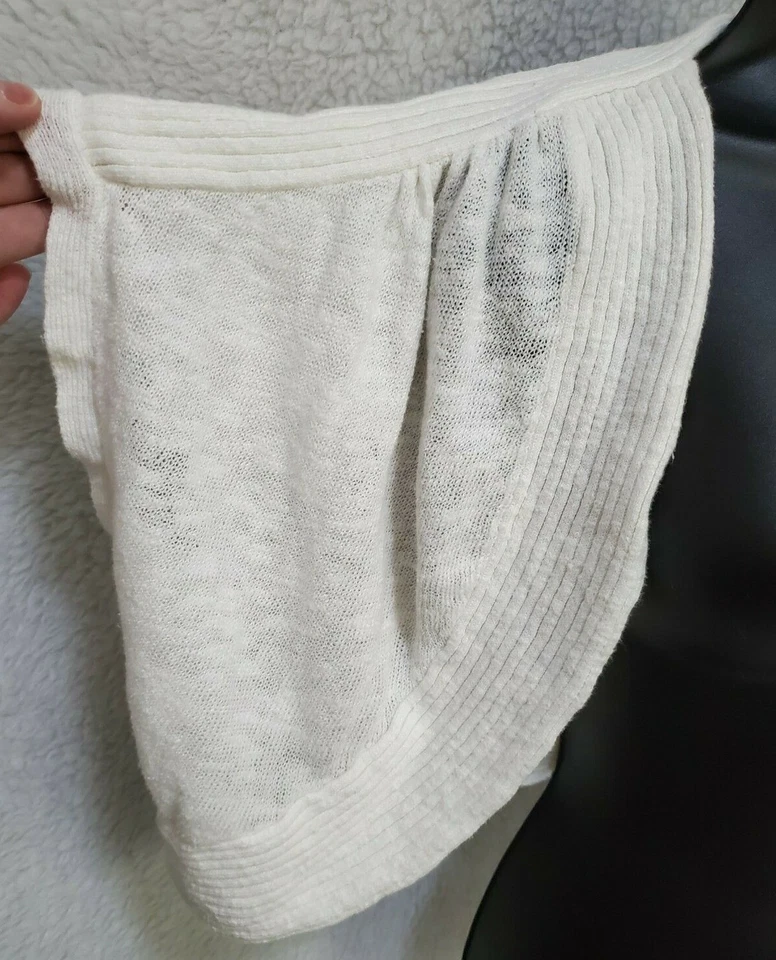 Cárdigan suéter camisa top blusa Lane Bryant para mujer talla 14W/16W lino blanco Foto 4 de 4