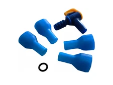 4 Replacement Hydration Reservoir Bladder Bite Valve Mouthpieces & On Off Valve